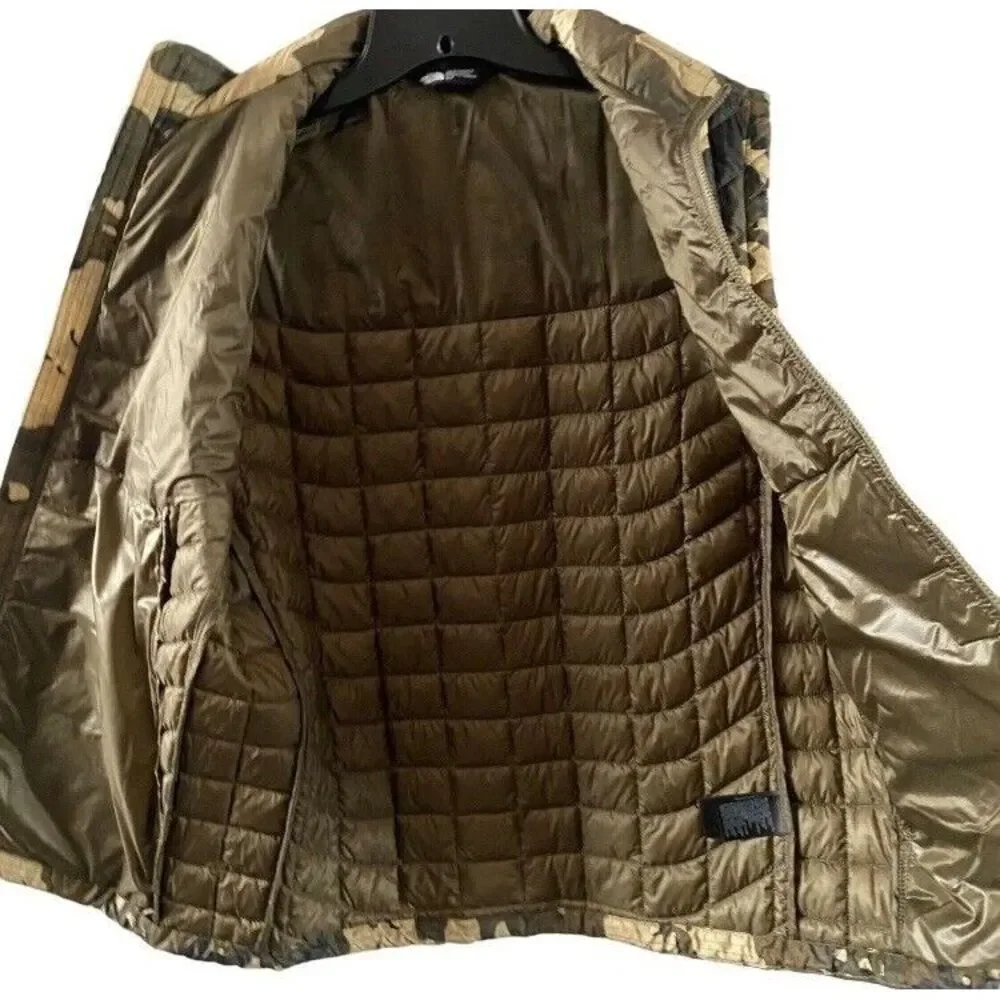 The North Face‎ THERMOBALL VEST Camouflage Mens Small New With Out Tag